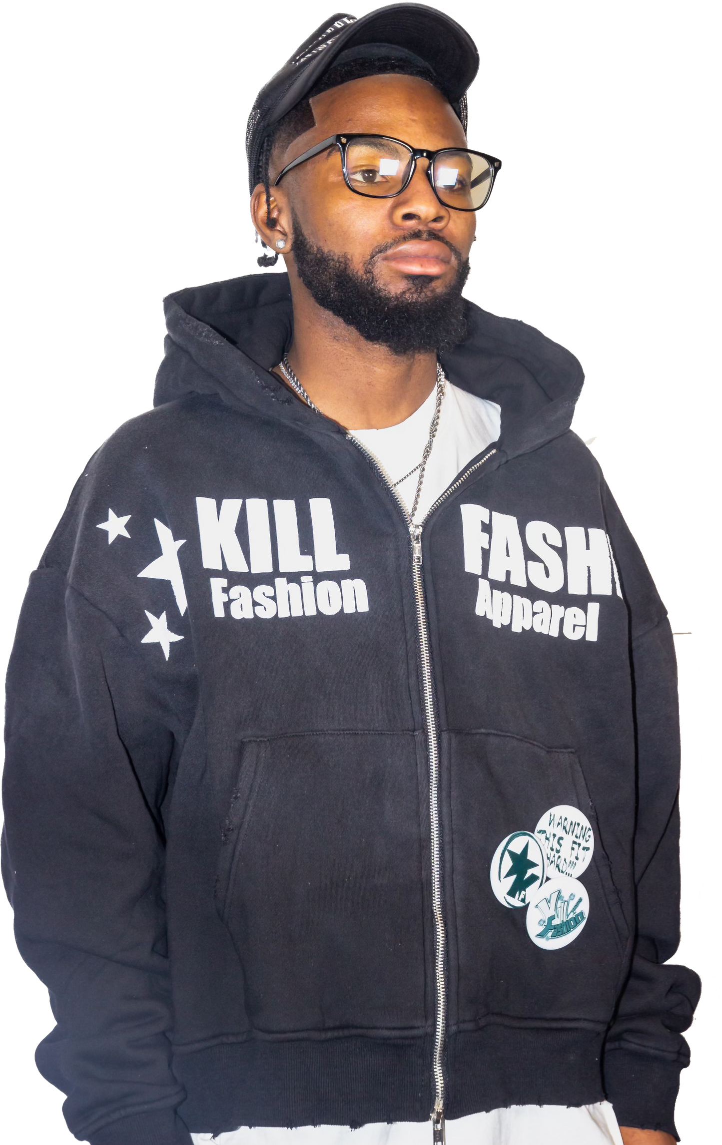 FASHION APPEARL DOUBLE ZIP UP