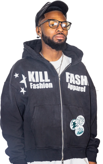 FASHION APPEARL DOUBLE ZIP UP